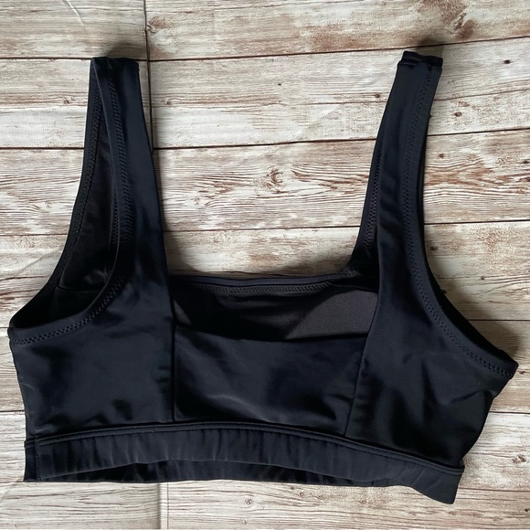 Old Navy Women’s Square-Neck Swim Top Black Small S 4-6 - Picture 8 of 15